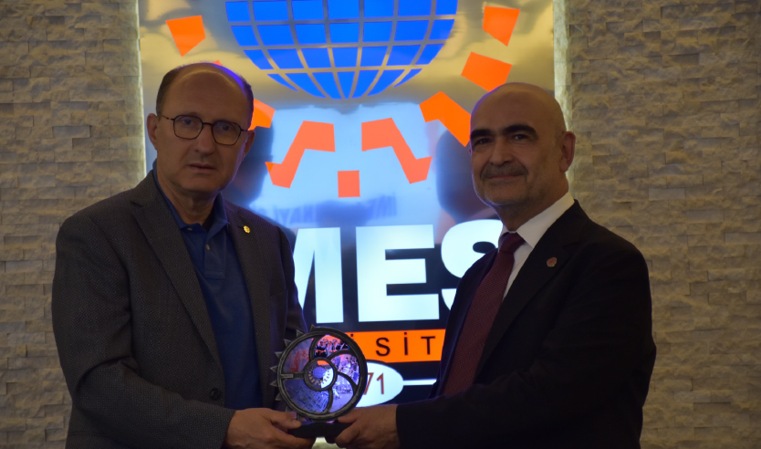 Üniversitemiz Rektörü Prof. Dr. Turgut Özkan, İMES Yönetim Kurulu üyelerini ziyaret etti.