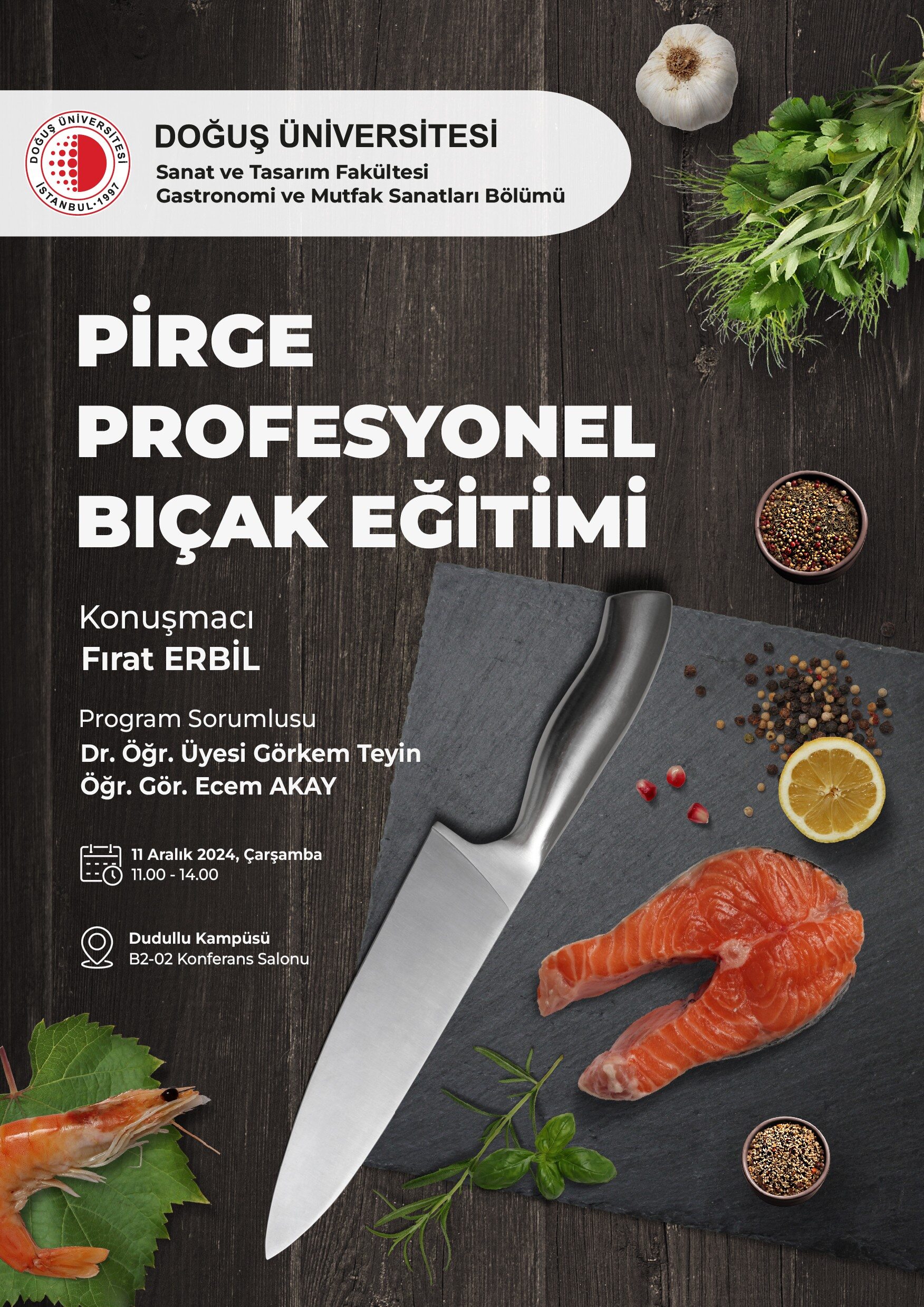 Pirge Profesyonel Bıçak Eğitimi