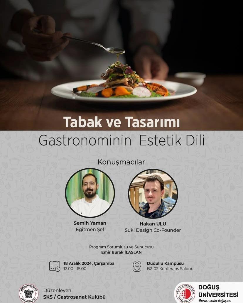Tabak ve Tasarımı Gastronominin Estetik Dili