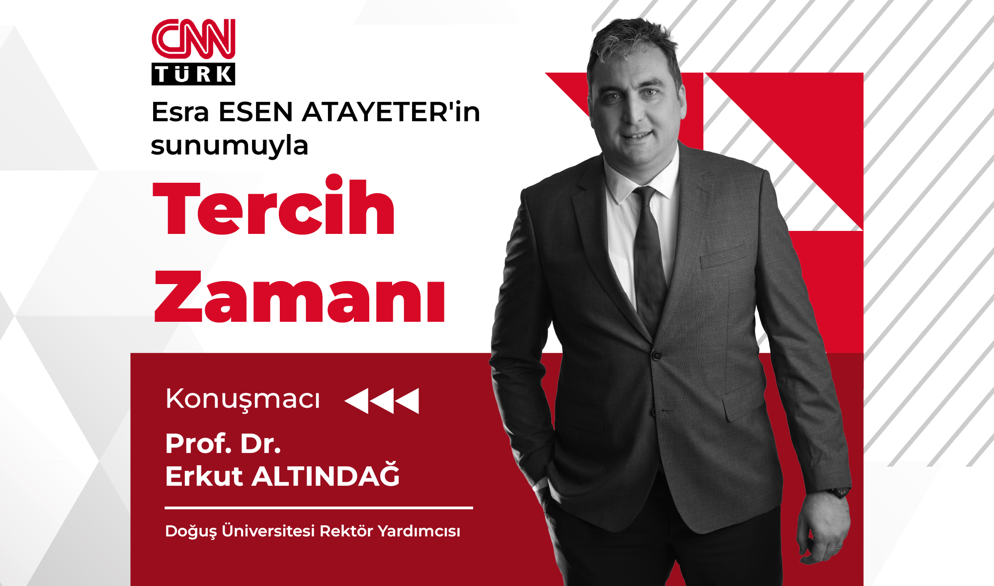 Üniversite Tercihlerine Akademik Bakış: Prof. Dr. Erkut Altındağ CNN Türk’te